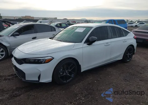 2025 Honda Civic Sedan Sport z USA, uszkodzony, nr VIN 19XFL2H86SE002935